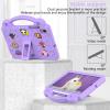 BLCshine Cute Kids Case for Galaxy Tab A7 10.4 2022 (SM-T503/T509)&2020 (SM-T500/T505/T507), Durable Shockproof EVA Protective Case with Handle/Kickstand/Shoulder Strap/DIY Cartoon Pattern,LightPurple view 2