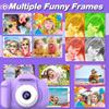 Tyseoome Kids Camera Toys for Girls,Christmas Birthday Festival Gift for Girls Digital Camera for Kids,Toys for 3 4 5 6 7 8 Year Old Boys with 32GB SD Card view 2