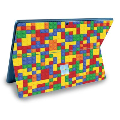 MightySkins Skin Compatible with Microsoft Surface Pro 9 (2022) - Brick by Brick | Protective, Durable, and Unique Vinyl Decal wrap Cover | Easy to Apply & Change Styles | Made in The USA