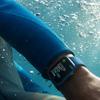 Apple Watch Series 7 (GPS + Cellular, 45MM) - Gold Stainless Steel Case with Abyss Blue Sport Band (Renewed) view 3