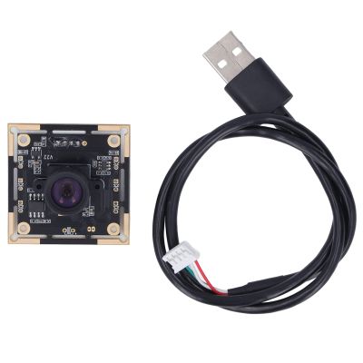 1MP Camera Module USB 2.0 Output Computer Camera Board Manual Focusing with 100 Degree Distortion Panorama Plug and Play