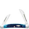 Case XX WR POCKET KNIFE BLUE JIGGED BONE SMALL CONGRESS, ITEM 2845, LENGTH CLOSED 3 1/8 INCH (6268 SS) view 1