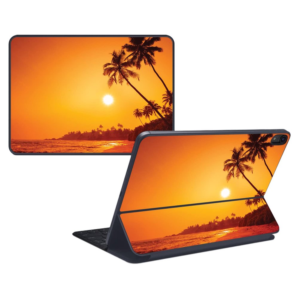 MightySkins Skin Compatible with Apple Magic Keyboard Folio for iPad 10th Gen (2022) - Sunset Dreams | Protective, Durable, and Unique Vinyl Decal wrap | Easy to Apply | Made in The USA