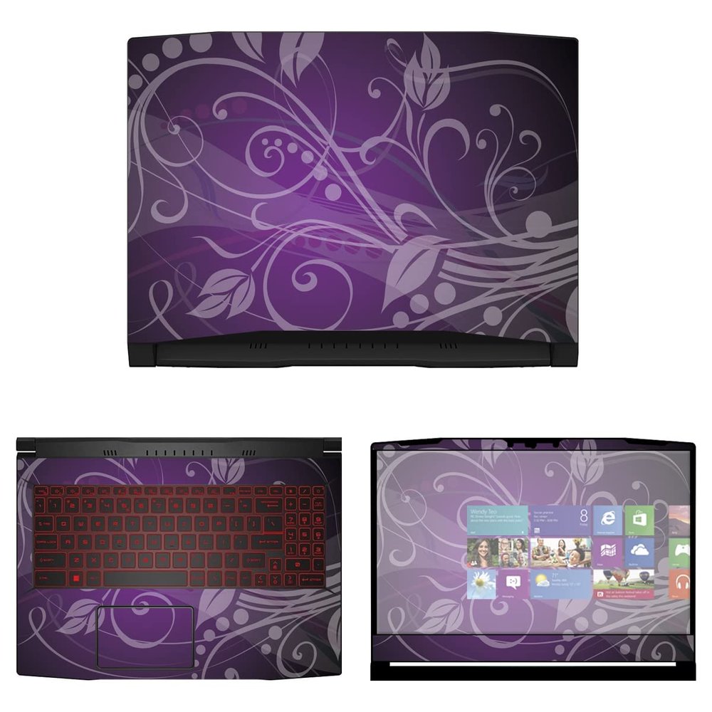 Decalrus - Protective Decal Sticker for The MSI Katana GF66 15 (15.6" Screen) case Cover wrap MSkatana15_GF66-97