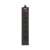 Tripp Lite Safe-IT Surge Protector with Coiled Power Cable, 6 Standard Outlets, Lighted On/Off Switch, 10 Foot Spiral Cord, 300 Joules, $10,000 Insurance (TLP610COILAM) view 2