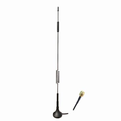 CompuPort 5G/LTE Sprig High Strength Magnet Mount Mobile Antenna with 10' RG174 Cable -Frequency 698-960/1710-3800MHz, SMA Male Connector.