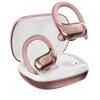 Rose Gold Wireless Running Earbuds for Women. Pink Bluetooth Sport Earbuds for Running, 80 Hour Long Battery Life Over the Ear with EarHooks, Wrap Around Ear buds with Microphone, Earphones view 1
