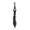 2 Pack KEEPXYZ Genuine Leather Keychain Holder Compatible with Airtag, Secure for Air Tag Keychain Holder Case Cover Key Chain Ring Accessories - Black V2.0 view 2