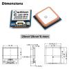 Geekstory BE-280 GPS Module M10050 Chip with Ceramic Antenna Positioning Tracking TTL Level 38400bps Beidou GPS Antenna for Arduino Raspberry Pi Aircraft Pixhawk APM Flight Controller view 4