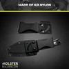 HolsterBuilder 180 Knife Belt Clip, Swiveled Flat Base with Secure Kydex Sheath Attachment, Tactical Knife Clip for DIY Holsters, Concealed Carry and Outdoor Gear, Comes with Mounting Hardware view 3