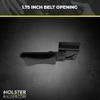 HolsterBuilder 180 Knife Belt Clip, Swiveled Flat Base with Secure Kydex Sheath Attachment, Tactical Knife Clip for DIY Holsters, Concealed Carry and Outdoor Gear, Comes with Mounting Hardware view 4