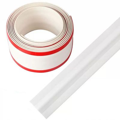 Durable Floor Cord Cable Cover PVC Protector Overfloor Cord Hide Self-Adhesive Flexible Wire Covers for Office Commercial (Color : White, Size : 1m)