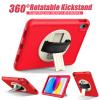 BMOUO Case for iPad 10th Generation (10.9 inch, 2022) with Screen Protector, Shockproof 360 Rotatable Hand Strap Stand Case for iPad 10th Generation, Red view 4