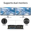 msecore Mini Fanless PC with Celeron 2955U, 8G RAM 128G SSD, Support 4G Module Dual LAN, 1*HDMI 1*VGA Dual Display, 2*COM RS232, Wi-Fi, Industrial Computer with Windows 10 Pro view 3