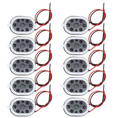 The Lord of the Tools 10Pcs 8 Ohm 1W Magnetic Speakers Replacement Mini Metal Speakers Mini DIY Magnetic Speaker Replacement Loudspeaker 20x14mm/ 0.78x0.55inch