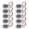 The Lord of the Tools 10Pcs 8 Ohm 1W Magnetic Speakers Replacement Mini Metal Speakers Mini DIY Magnetic Speaker Replacement Loudspeaker 20x14mm/ 0.78x0.55inch view 1
