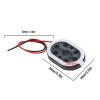 The Lord of the Tools 10Pcs 8 Ohm 1W Magnetic Speakers Replacement Mini Metal Speakers Mini DIY Magnetic Speaker Replacement Loudspeaker 20x14mm/ 0.78x0.55inch view 4