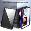 AdirMi Waterproof Case for iPad Pro 12.9 Inch 6th/5th Generation 2022/2021, IP68 Waterproof Full Body Protection Rugged Heavy Duty Shockproof Dustproof with Lanyard & Kickstand view 3
