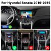 [HiFi Audio]2+64G Android Car Stereo for Hyundai Sonata 2010-2015 Wireless Apple Carplay Android Auto 9 inch Touchscreen Bluetooth Radio GPS Head Unit FM RDS MirrorLink WiFi SWC AHD Backup Camera MIC view 2