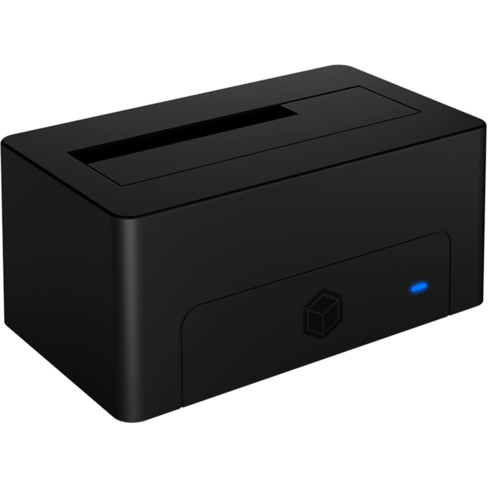 ICY BOX HDD/Hard Drive Docking Station USB 3.0 for SATA 2.5" & 3.5", Cloning Station and Hard Drive Reader, Adapter, External, Black, IB-1121-U3