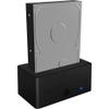ICY BOX HDD/Hard Drive Docking Station USB 3.0 for SATA 2.5" & 3.5", Cloning Station and Hard Drive Reader, Adapter, External, Black, IB-1121-U3 view 4