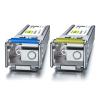 10Gtek 2-Pair of 1.25G SFP Bidi Transceiver, 1000Base-BIDI SingleMode Simplex LC Fiber Module for Cisco 1000BASE-BX3-U/1000BASE-BX3-D, Ubiquiti UniFi UF-SM-1G-S, SMF 1550nm/1310nm, DDM, up to 2km view 4