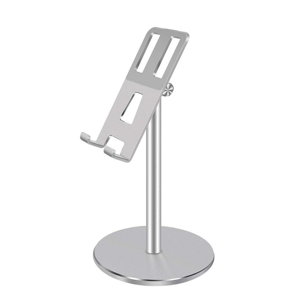 Aluminum Alloy Tablet Phone Holder Adjustable Tablet Desktop Stand for Phone Mount (Color : B)