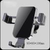 TATSEN Car Bracket Metal Mirror Car Air Outlet Mobile Phone Navigation Bracket Snap-on Gravity Car Phone Bracketi (Color : Blue) view 2