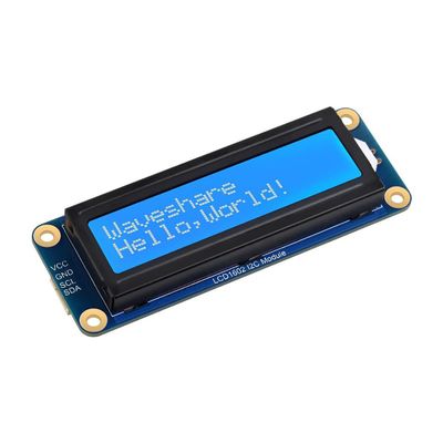 Coolwell LCD1602 Display Module for Raspberry Pi 4B+ 4B 3B+ 3B 2B+ Zero W WH Pico Jetson Nano ESP32 Ardui...I2C Display Module 3.3V/5V 16x2 Characters White Color Blue Background