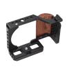 Andoer Camera Cage Video Cage Aluminum Alloy Cold Shoe Attachment Replacement 1/4 Inch 3/8 Inch Threads for Sony ZV-E10 Camera view 1