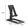 Foldable Phone Stand Tablet Phone Stand Universal Adjustable Desktop Phone Stand (Color : White, Size : 14 * 15cm) view 2