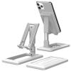 Foldable Phone Stand Tablet Phone Stand Universal Adjustable Desktop Phone Stand (Color : White, Size : 14 * 15cm) view 3