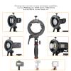 Godox S2 Speedlite Bracket with Handle for Godox AD100Pro II, AD200Pro ii, V1, V100 Round Head Speedlite, V860IIi / TT685 / TT600 Falsh, Bowens Mount Speedlite for Softbox Umbrella Snoot view 2
