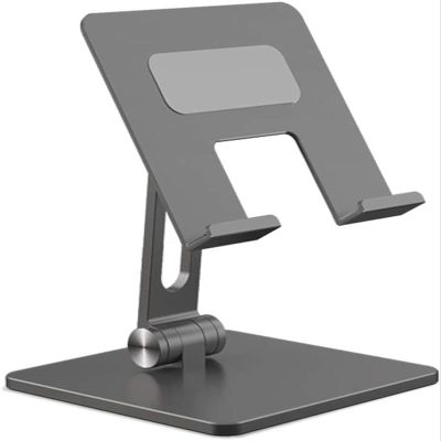 Aluminum Alloy Portable Holder Mobile Smartphone Support Tablet Stand for Mobile Holder Desk Cell Phone Holder (Color : Grey)