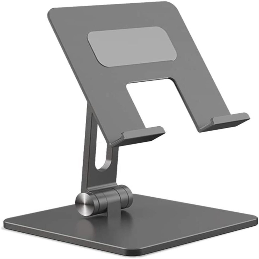 Aluminum Alloy Portable Holder Mobile Smartphone Support Tablet Stand for Mobile Holder Desk Cell Phone Holder (Color : Grey)