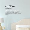 Coffee Wall Decals Quotes Vinyl Wall Art Decor Coffee Stickers for Kids Rooms Girls Boys Office Nursery Bedroom Living Room Playroom Home Wall Art Decor 24in view 1