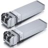10Gtek 10GBase-SR SFP+ Transceiver, 10G 850nm MMF, up to 300 Meters, Compatible with Netgear AXM761, Pack of 2 view 1