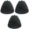 Rockville PEN-40T Black 4 in 70V Hanging Pendant Speaker for Commercial and Restaurant Audio Systems, Durable Design for Distributed Sound, 3-Piece view 1