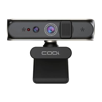 CODi Allocco HD 1080P IR Webcam with Windows Hello Facial Recognition, 30FPS USB-A Camera with Built-in Microphone, Auto Low-Light Correction for Video Conferencing & Streaming