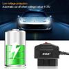 EnruigeOK Universal OBD OBD2 Power Cable for Dash Camera 24 Hours Surveillance/Acc Mode with Switch Button, 3Pin OBDII Adapter Hardwire Charger Cable 12-26V to 5V 2.5A (Mini Curved Left Port) (1) view 2
