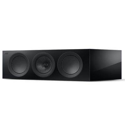 KEF R2 Meta Compact 3 Way Center Channel Speaker (Gloss Black)