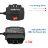 OBD2 Power Cable for Dash Camera 24 Hours Surveillance/Acc Mode with Switch Button, OBDII Charger Cable 12-26V to 5V 2.5A (Micro Curved Left Port)(1) view 3