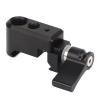 for Clamp to Rosette Mount Adapter for Rail Clamp Aluminum Alloy Camera Cage Extension Quick Release Clamp with 1/4 Inch 3/8 Inch Screw Hole for Vlog view 1
