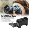 for Clamp to Rosette Mount Adapter for Rail Clamp Aluminum Alloy Camera Cage Extension Quick Release Clamp with 1/4 Inch 3/8 Inch Screw Hole for Vlog view 2