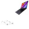 BoxWave Stand and Mount Compatible with ASUS ProArt StudioBook 16 (H5600) - Pocket Aluminum Stand 3-in-1, Portable Multi Angle Viewing Riser - Metallic Silver view 1