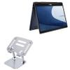 BoxWave Stand and Mount Compatible with ASUS ExpertBook B3 Flip (B3402) - Executive VersaView Laptop Stand, Ergonomic Adjustable Viewing Angle Metallic Riser - Metallic Silver view 1