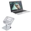 BoxWave Stand and Mount Compatible with ASUS Chromebook CX1 (CX1100) - Executive VersaView Laptop Stand, Ergonomic Adjustable Viewing Angle Metallic Riser - Metallic Silver view 1