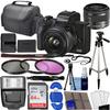 Canon EOS M50 Mark II Mirrorless Digital SLR with 15-45mm Lens (Black) + 64GB Memory Card, 3pc Filter Kit, Tripod, Card Reader + Photo Bundle, compact (Renewed) view 1
