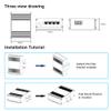 Throncom Industrial Gigabit 4-Port Ethernet Switch - Hardened 10/100/1000Mbps Fiber with 100/1000M Adaptive SFP Slot, Din Rail/Wall Mount, Unmanaged Network, 12-48V DC, 5-Port view 3