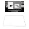Navigation Screen Protector Frame Easy Install Car Central Control Screen Frame Cover (White) view 3